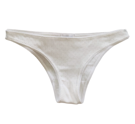 Diamond White Pointelle Undies